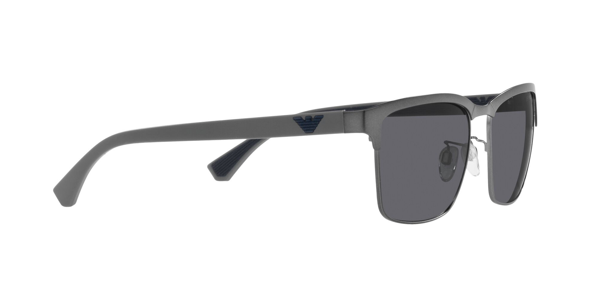 Sonnenbrillen Emporio Armani EA 2087 (300381) farbe gunmetal opaco form quadratisch gläser polar grigio