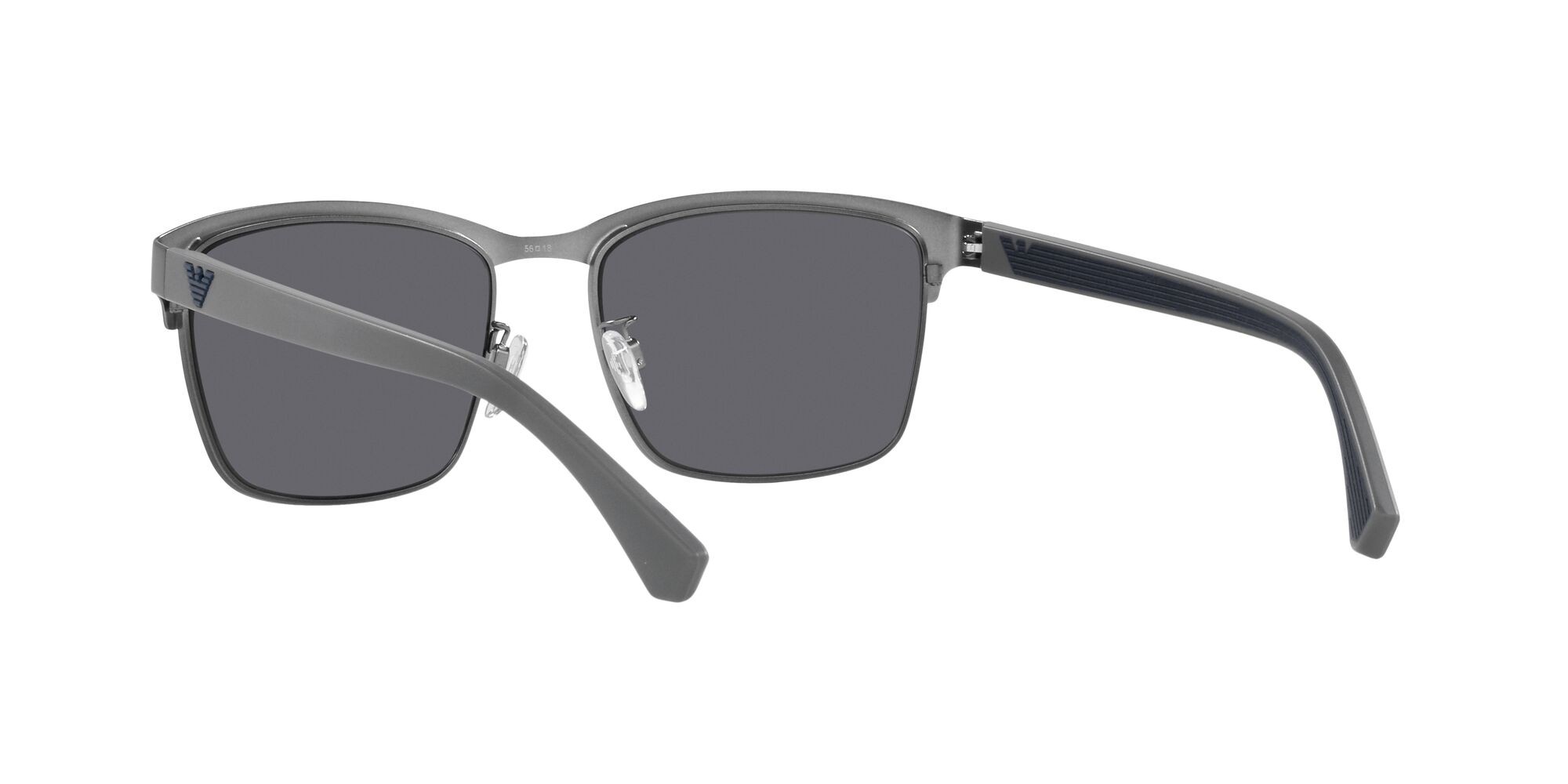 Sonnenbrillen Emporio Armani EA 2087 (300381) farbe gunmetal opaco form quadratisch gläser polar grigio