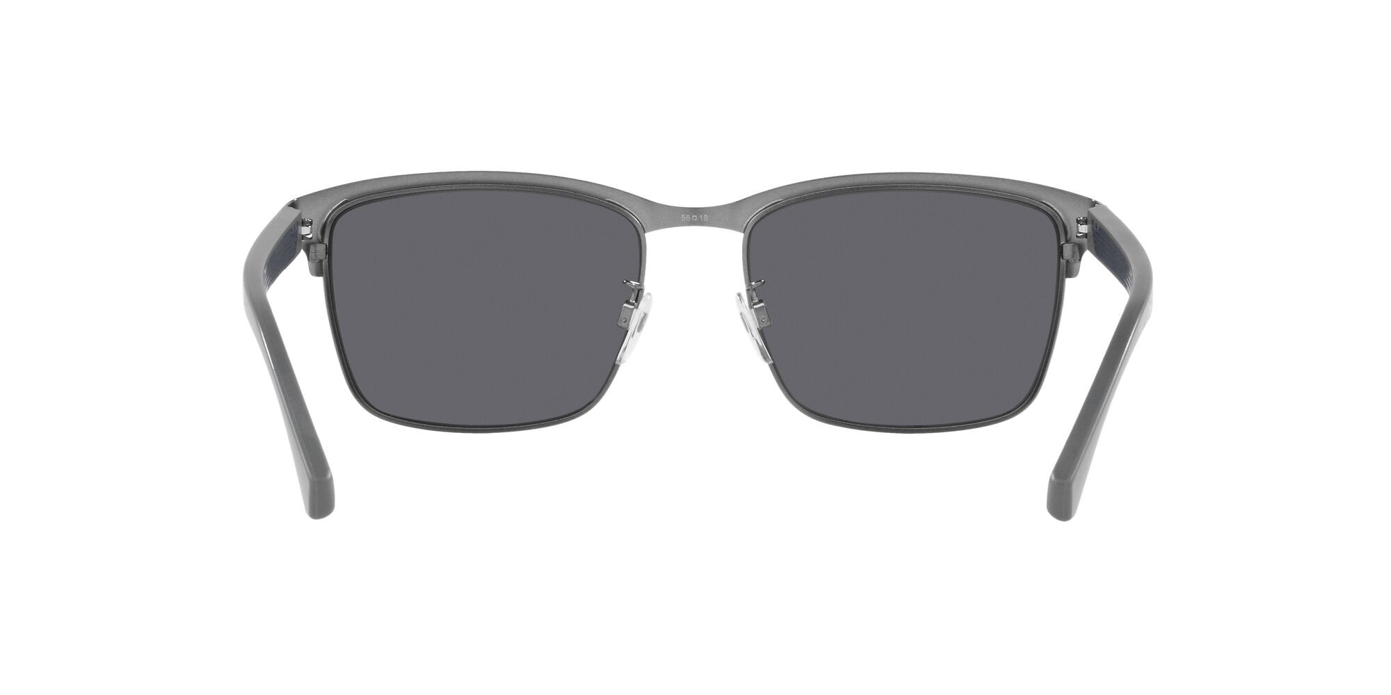 Sonnenbrillen Emporio Armani EA 2087 (300381) farbe gunmetal opaco form quadratisch gläser polar grigio