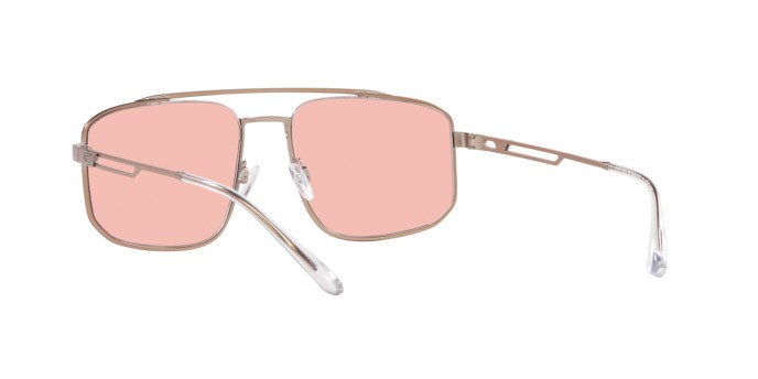 Sonnenbrillen Emporio Armani EA 2139 (3004/5) farbe rose gold opaco form rechteckig gläser rosa chiaro