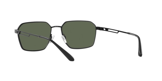 Sonnenbrillen Emporio Armani EA 2140 (300171) farbe nero opaco form rechteckig gläser verde scuro