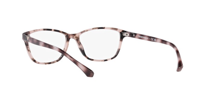 Brillen Emporio Armani EA 3099 (5410) farbe rosa lucido havana form cat-eye gläser lente demo