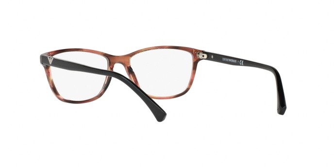 Eyeglasses Emporio Armani EA 3099 (5553) color acquerello antique pink shape cat eye lenses demo lens