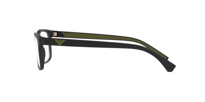 Occhiali da vista Emporio Armani EA 3147 (5042) colore matte black forma rettangolare lenti demo lens
