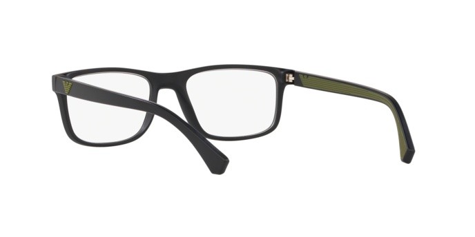 Occhiali da vista Emporio Armani EA 3147 (5042) colore matte black forma rettangolare lenti demo lens