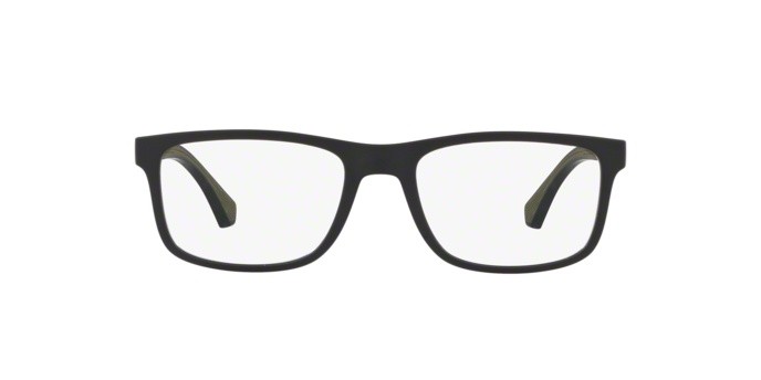 Occhiali da vista Emporio Armani EA 3147 (5042) colore matte black forma rettangolare lenti demo lens