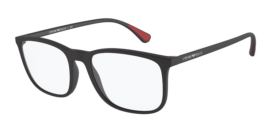 Occhiali da vista Emporio Armani EA 3177 (5042) colore matte black forma quadrato lenti demo lens