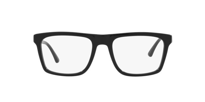 Brillen Emporio Armani EA 3185 (5875) farbe black form rechteckig gläser demo lens