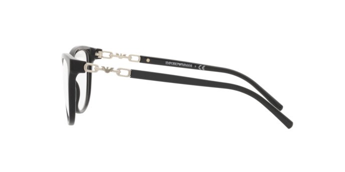 Eyeglasses Emporio Armani EA 3190 (5001) color black shape square lenses demo lens