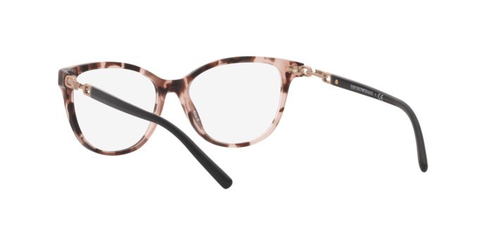 Eyeglasses Emporio Armani EA 3190 (5410) color pink havana shape square lenses demo lens