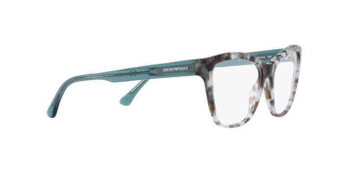 Eyeglasses Emporio Armani EA 3193 (5097) color shiny blue havana shape cat eye lenses demo lens