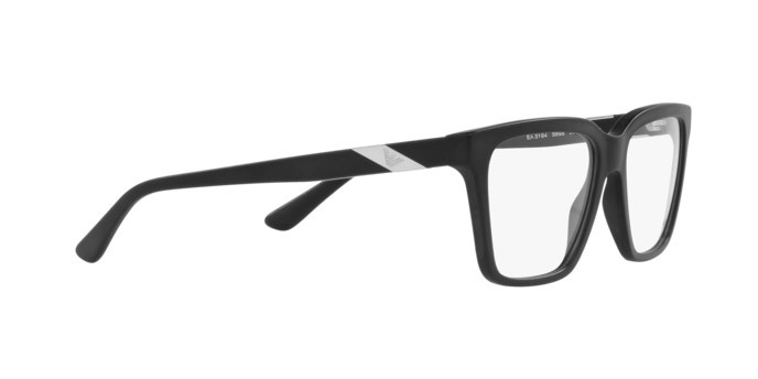 Brillen Emporio Armani EA 3194 (5898) farbe matte black form rechteckig gläser demo lens