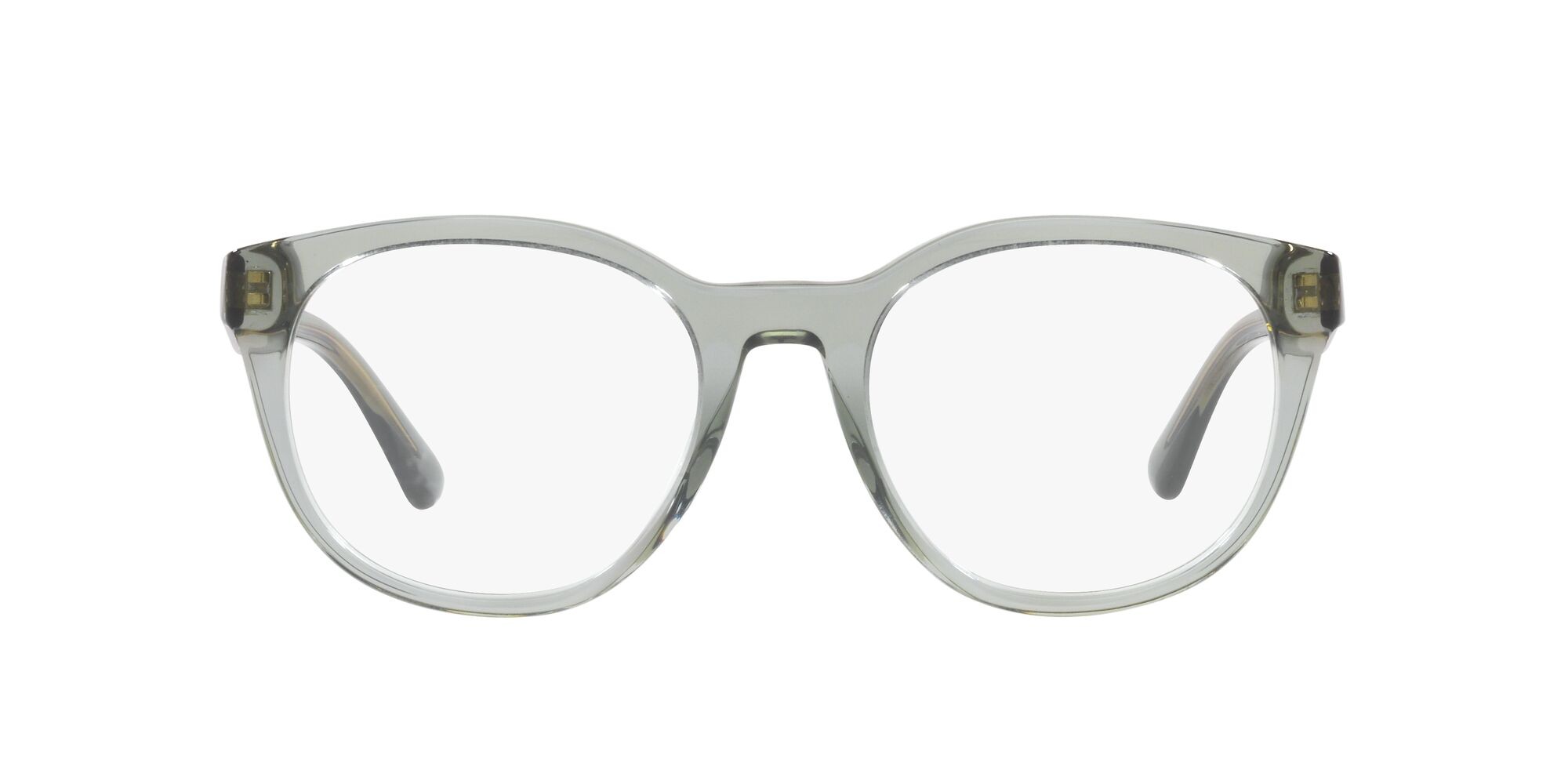 Brillen Emporio Armani EA 3207 (5362) farbe verde trasparente lucido form pantos gläser lente demo