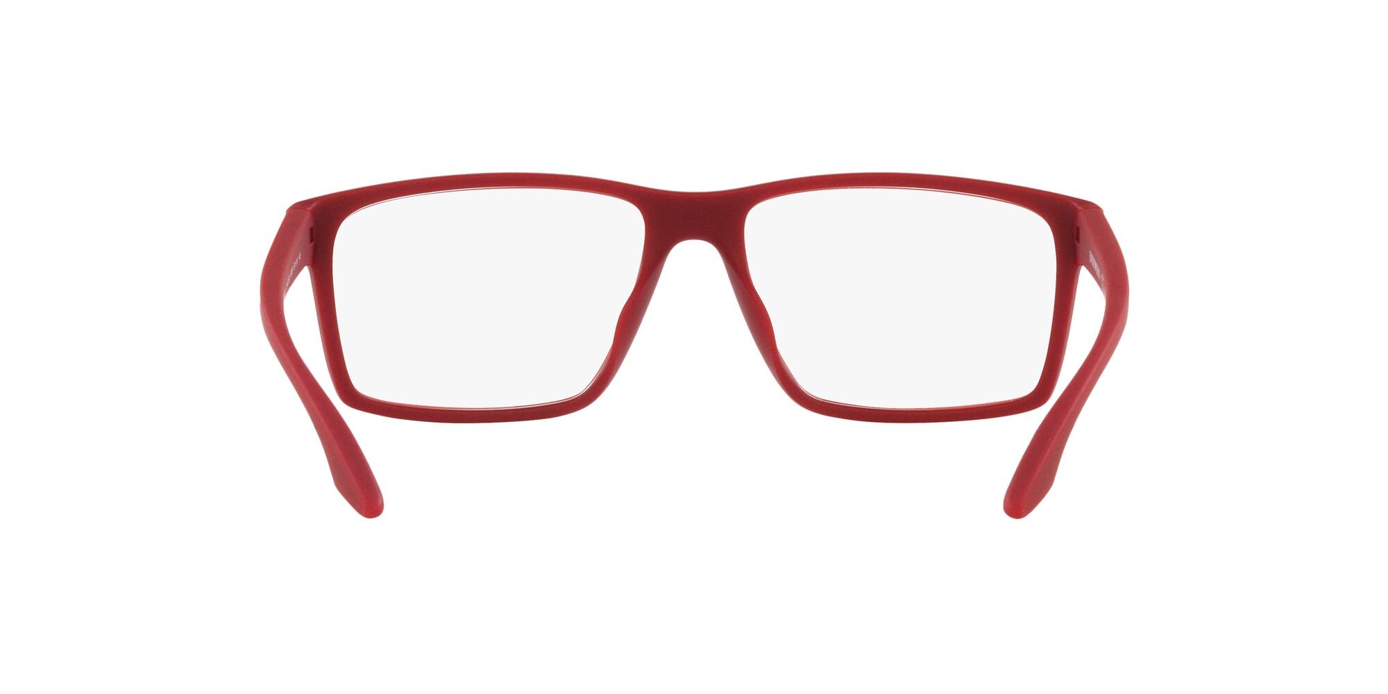 Eyeglasses Emporio Armani EA 3210U (5067) color rubberised red shape square lenses lente demo