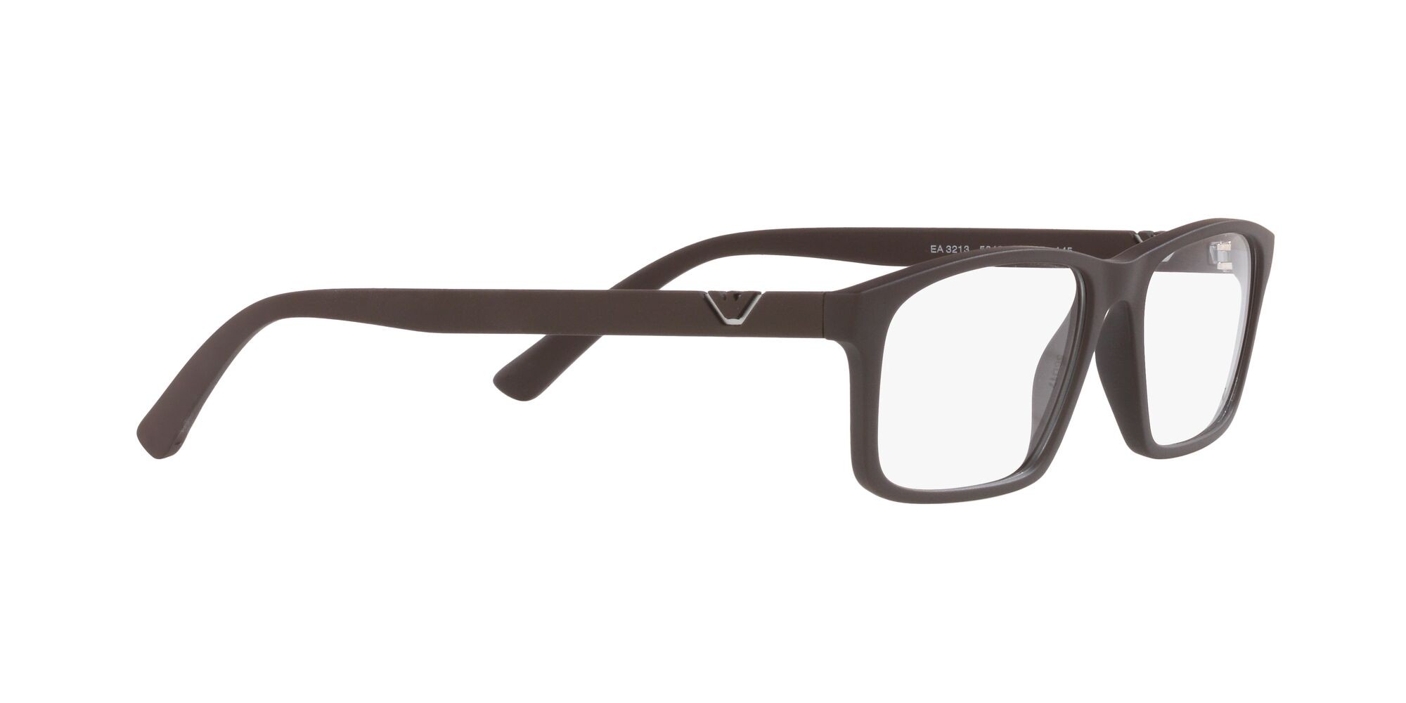 Eyeglasses Emporio Armani EA 3213 (5342) color marrone opaco shape rectangle lenses lente demo