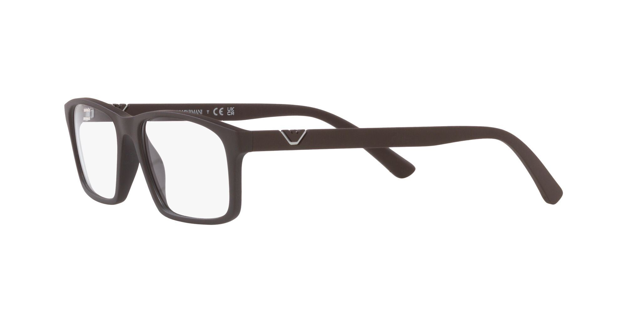 Eyeglasses Emporio Armani EA 3213 (5342) color marrone opaco shape rectangle lenses lente demo