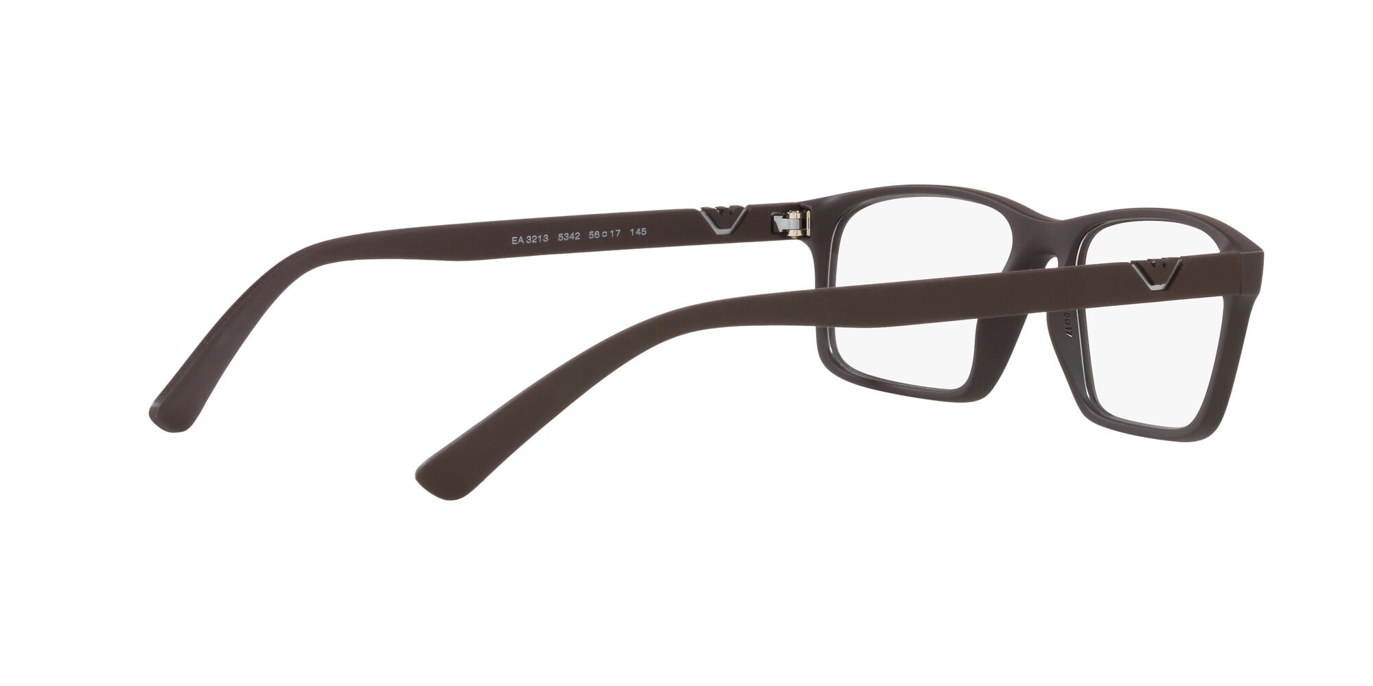 Eyeglasses Emporio Armani EA 3213 (5342) color marrone opaco shape rectangle lenses lente demo