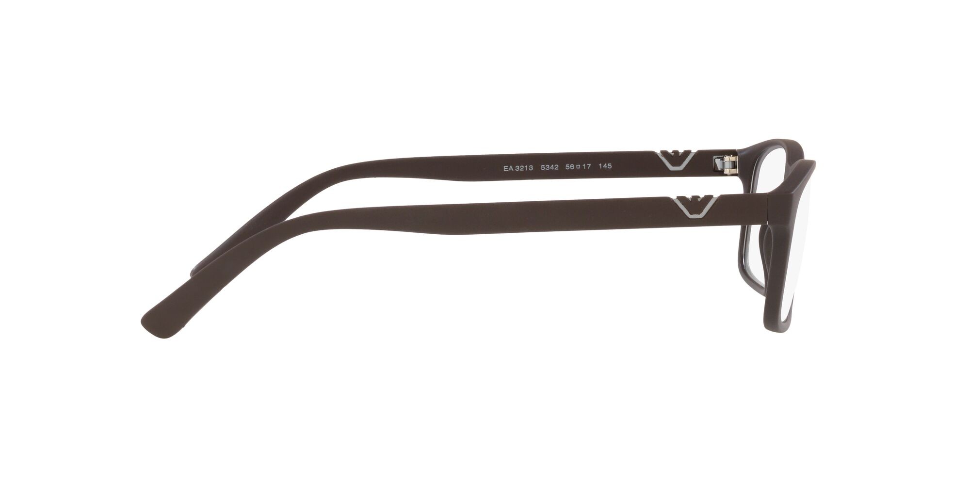 Eyeglasses Emporio Armani EA 3213 (5342) color marrone opaco shape rectangle lenses lente demo
