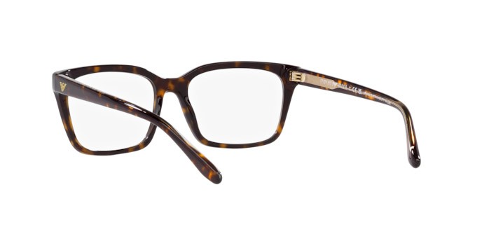 Brillen Emporio Armani EA 3219 (5879) farbe havana form cat-eye gläser lente demo