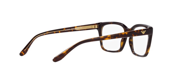 Brillen Emporio Armani EA 3219 (5879) farbe havana form cat-eye gläser lente demo