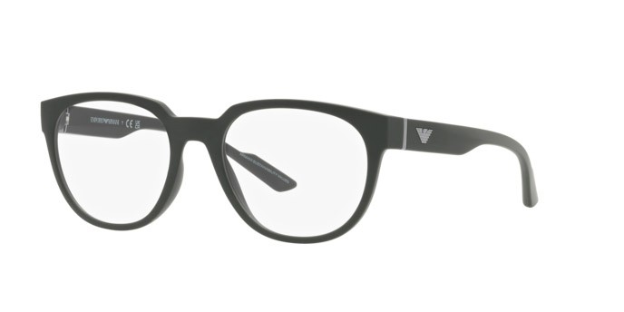 Brillen Emporio Armani EA 3224 (5058) farbe verde opaco form pantos gläser lente demo
