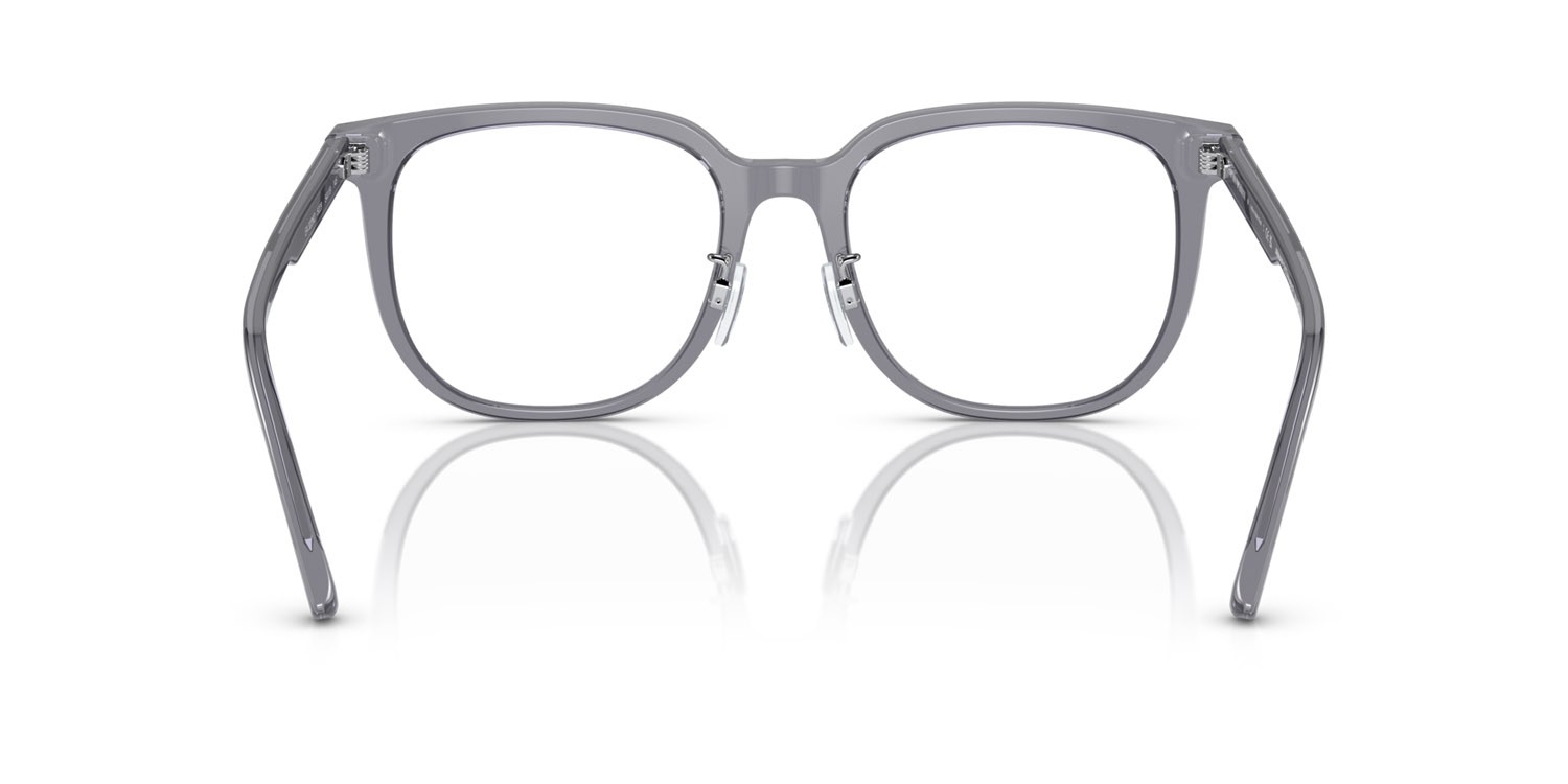 Brillen Emporio Armani EA 3226D (5029) farbe grigio trasparente lucido form quadratisch gläser lente demo