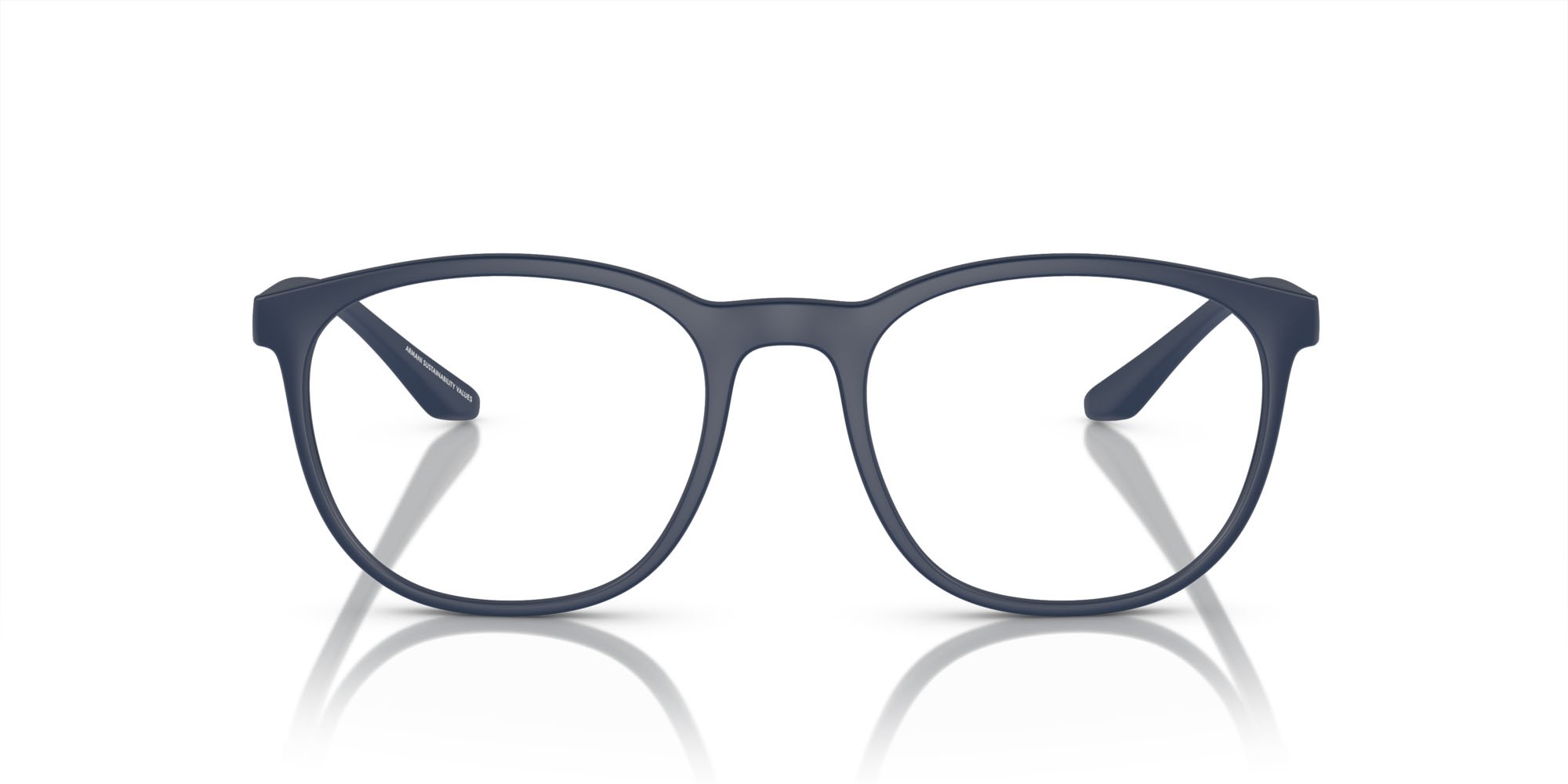 Occhiali da vista Emporio Armani EA 3229 (5763) colore bluette opaco forma pantos lenti lente demo