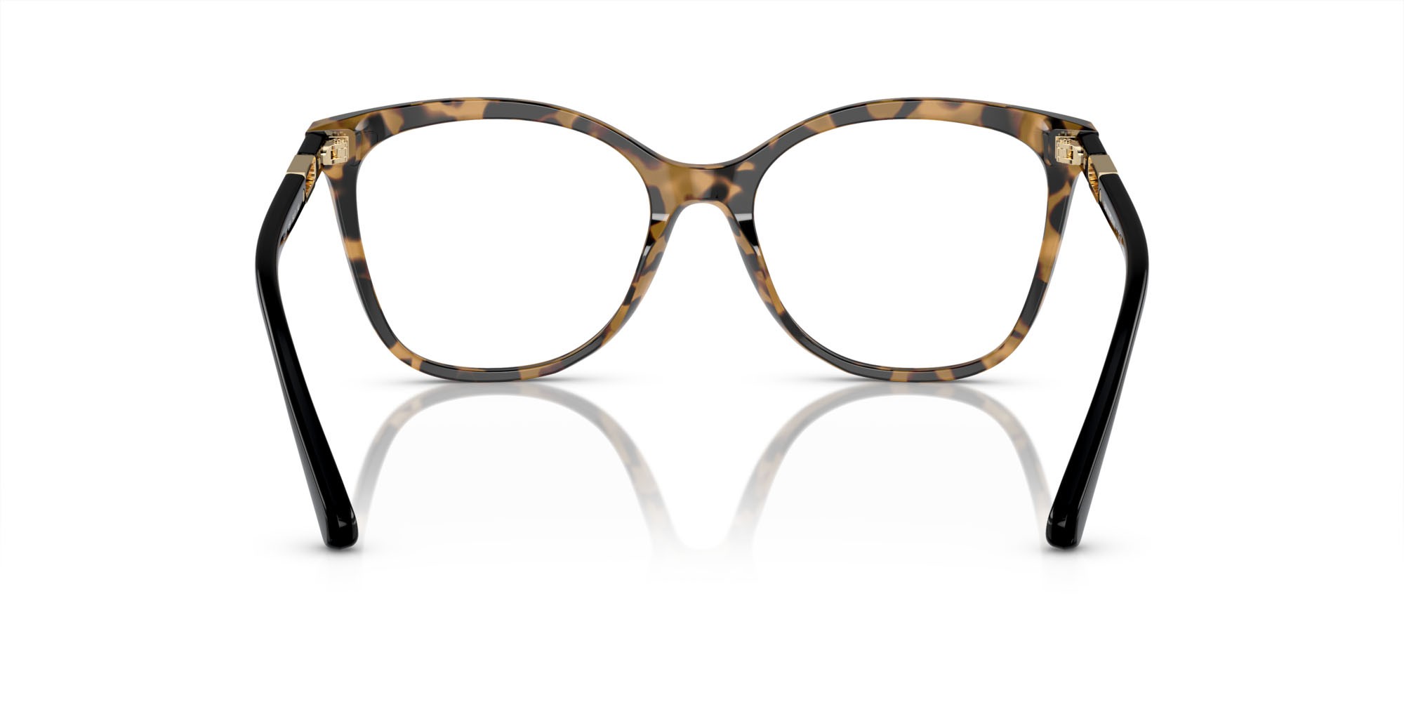 Brillen Emporio Armani EA 3231 (6059) farbe giallo havana lucido form quadratisch gläser lente demo