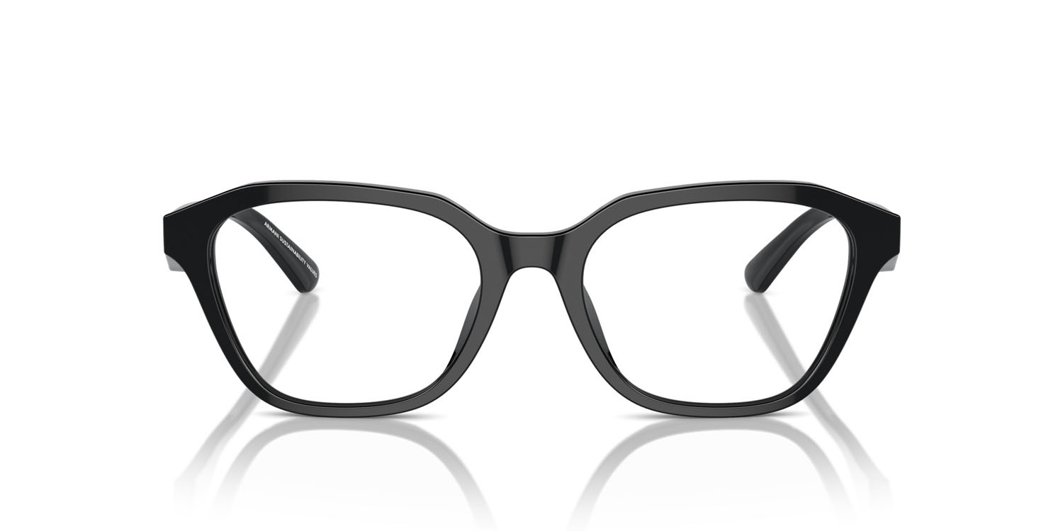 Occhiali da vista Emporio Armani EA 3235U (5017) colore nero lucido forma irregolare lenti lente demo