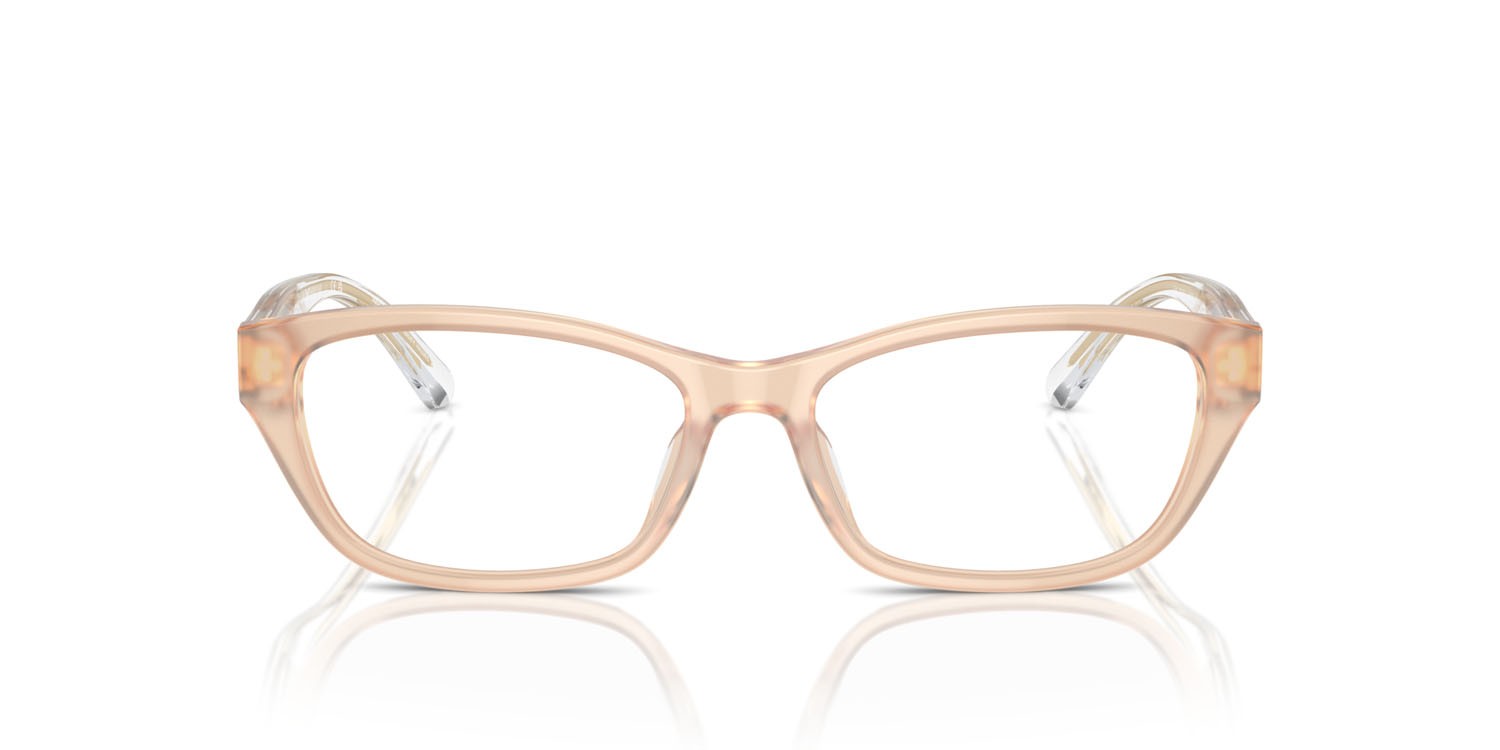 Occhiali da vista Emporio Armani EA 3238U (6098) colore shiny opaline tundra forma cat eye lenti lente demo