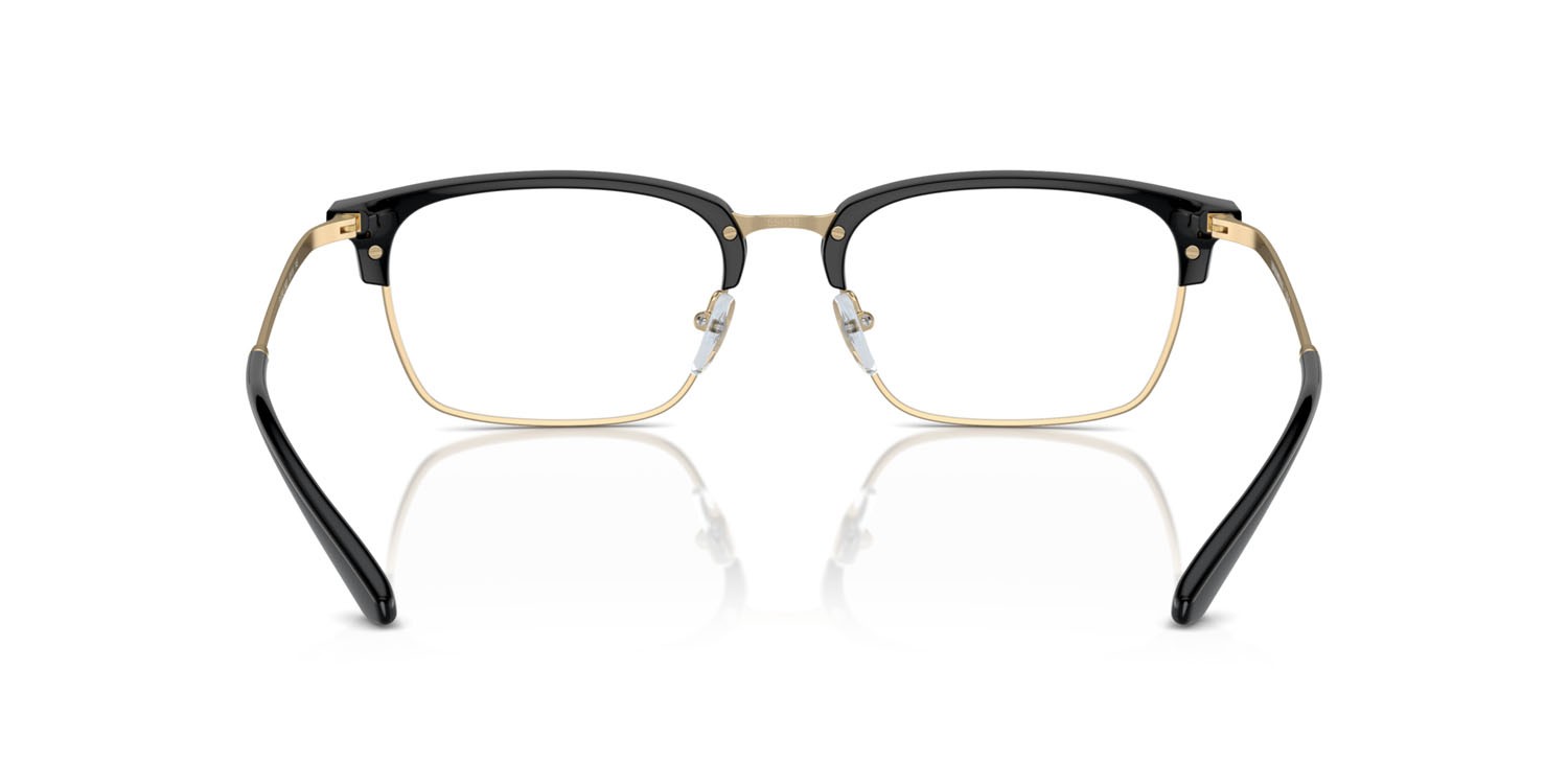 Occhiali da vista Emporio Armani EA 3243 (3002) colore shiny black/matte pale gold forma quadrato lenti lente demo