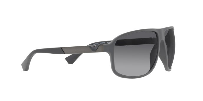 Sonnenbrillen Emporio Armani EA 4029 (5060T3) farbe grigio opaco form quadratisch gläser polar grigia sfumata