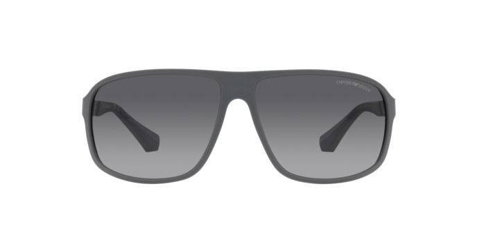 Sonnenbrillen Emporio Armani EA 4029 (5060T3) farbe grigio opaco form quadratisch gläser polar grigia sfumata