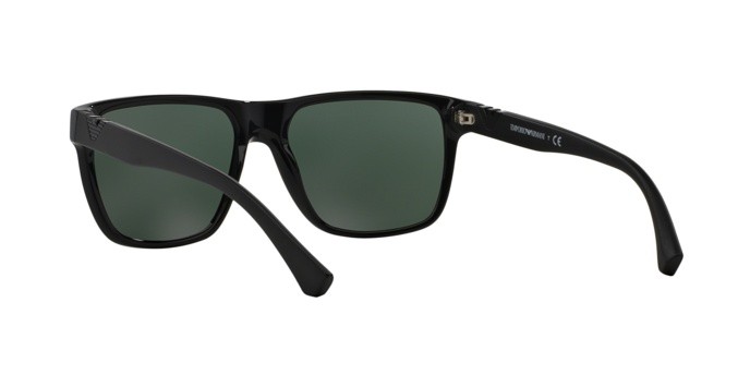 Occhiali da sole Emporio Armani EA 4035 (501771) colore black forma quadrato lenti grey green