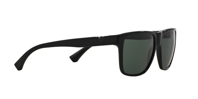 Occhiali da sole Emporio Armani EA 4035 (501771) colore black forma quadrato lenti grey green