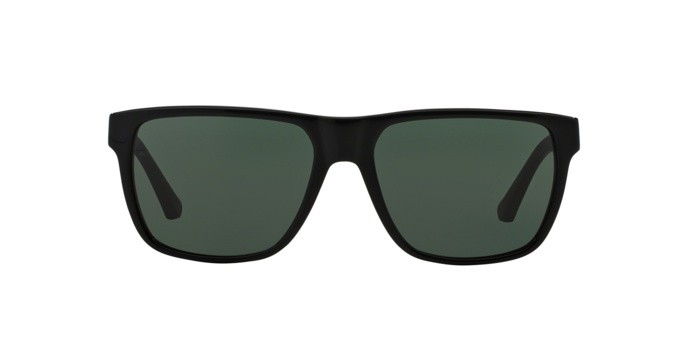 Occhiali da sole Emporio Armani EA 4035 (501771) colore black forma quadrato lenti grey green