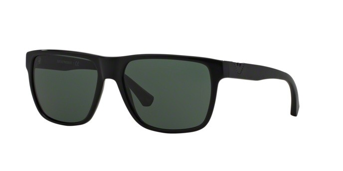 Occhiali da sole Emporio Armani EA 4035 (501771) colore black forma quadrato lenti grey green
