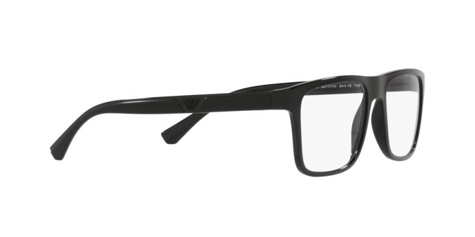Occhiali da vista Emporio Armani EA 4115 (50171W) + Clip on colore black forma rettangolare lenti clear