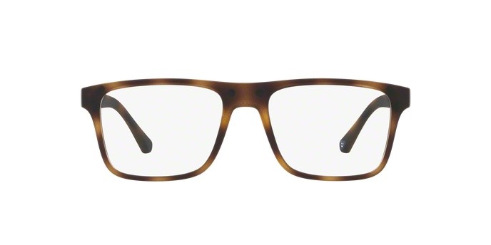 Occhiali da vista Emporio Armani EA 4115 (50891W) + Clip on colore matte havana forma rettangolare lenti clear