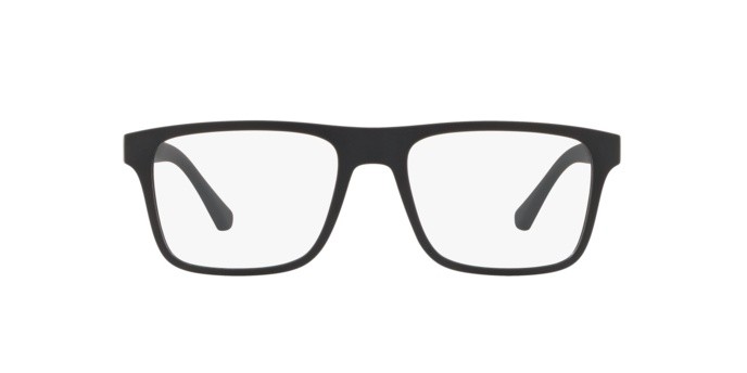 Occhiali da vista Emporio Armani EA 4115 (58011W) + Clip on colore matte black forma rettangolare lenti clear