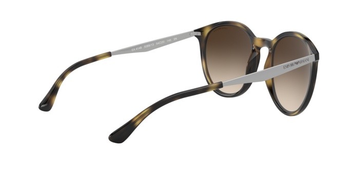 Sonnenbrillen Emporio Armani EA 4148 (508913) farbe shiny havana form pantos gläser gradient brown