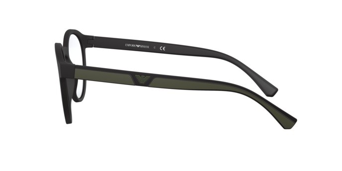 Eyeglasses Emporio Armani EA 4152 (50421W) + Clip on color matte black shape pantos lenses clear