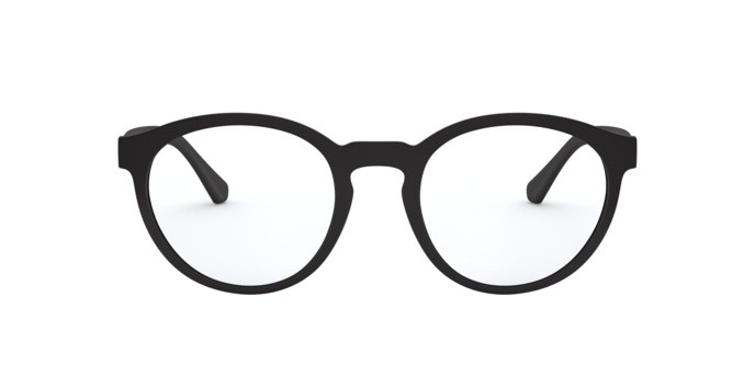 Eyeglasses Emporio Armani EA 4152 (50421W) + Clip on color matte black shape pantos lenses clear