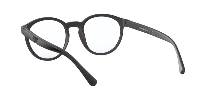 Occhiali da vista Emporio Armani EA 4152 (58011W) + Clip on colore matte black forma pantos lenti clear