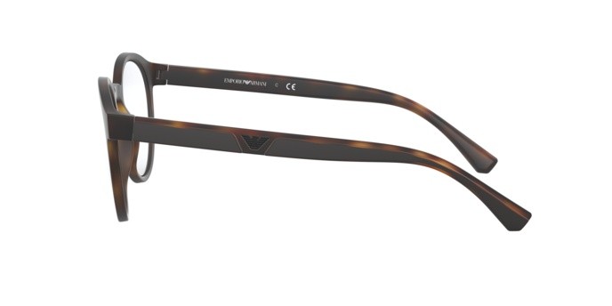 Eyeglasses Emporio Armani EA 4152 (58021W) + Clip on color matte havana shape pantos lenses clear