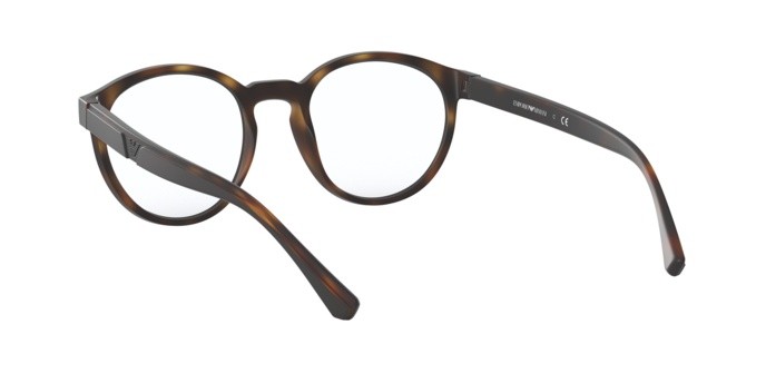 Eyeglasses Emporio Armani EA 4152 (58021W) + Clip on color matte havana shape pantos lenses clear