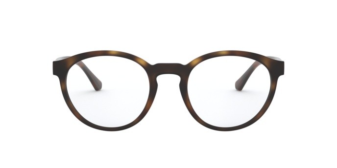 Eyeglasses Emporio Armani EA 4152 (58021W) + Clip on color matte havana shape pantos lenses clear