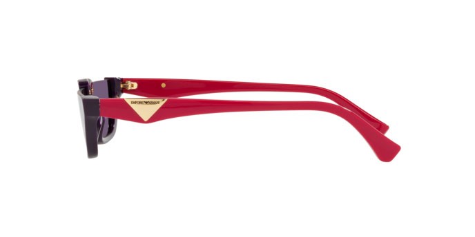 Sonnenbrillen Emporio Armani EA 4174 (55601A) farbe violet form cat-eye gläser violet
