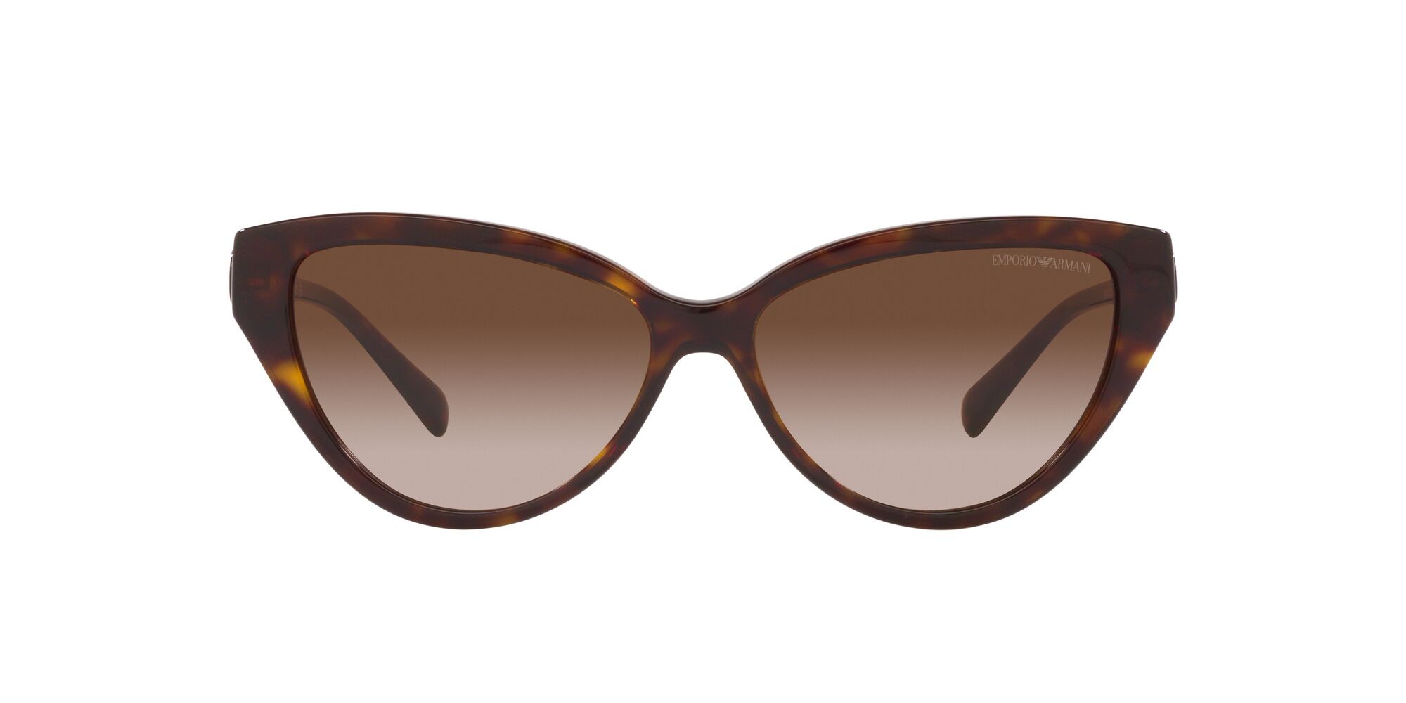 Sonnenbrillen Emporio Armani EA 4192 (502613) farbe havana lucido form cat-eye gläser marrone sfumato