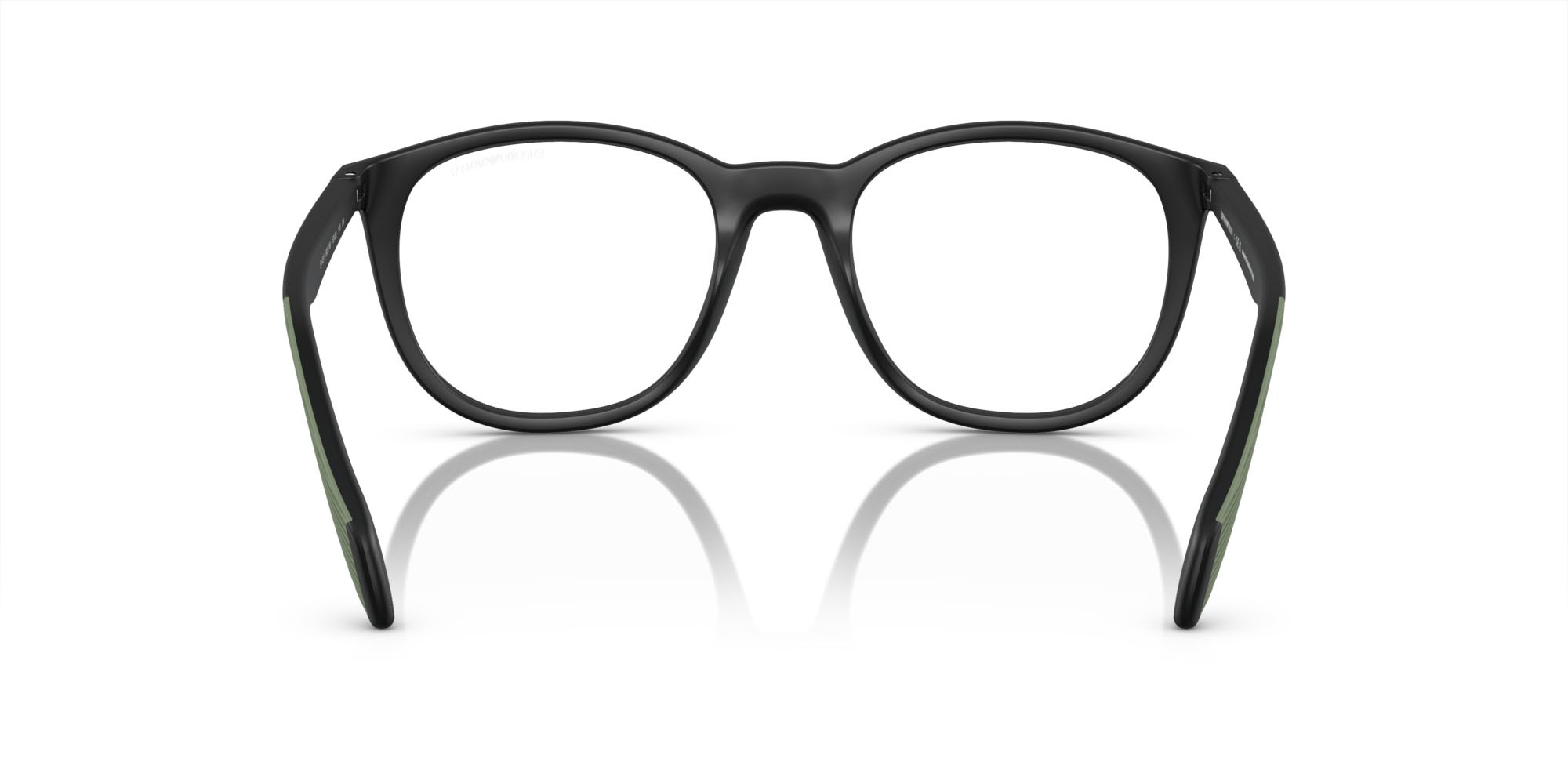 Occhiali da vista Emporio Armani EA 4211 (50011W) + Clip on colore nero opaco forma pantos lenti trasparente